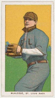 McAleese, St. Louis, American League, from the White Border series (T206) for the Ameri..., 1909-11. Creator: American Tobacco Company.