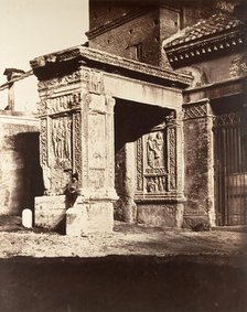 Arch of the Argentarii, or, Goldsmith's Gate, Rome, 1860s. Creator: Unknown.