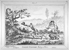 'Cockney-sportsmen finding a hare', 1800. Artist: James Gillray