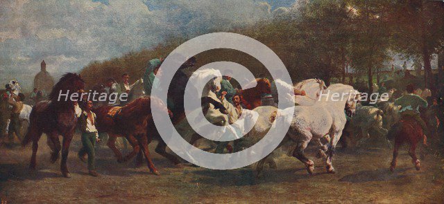 'The Horse Fair', 1855, (c1915). Artists: Rosa Bonheur, Nathalie Micas.