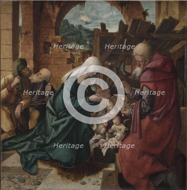 Adoration of the Shepherds, c. 1510. Creator: Hans Leonhard Schäufelein (German).