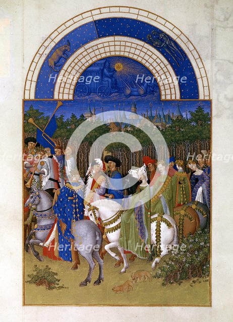 May, 1412-1416. Artist: Paul Limbourg