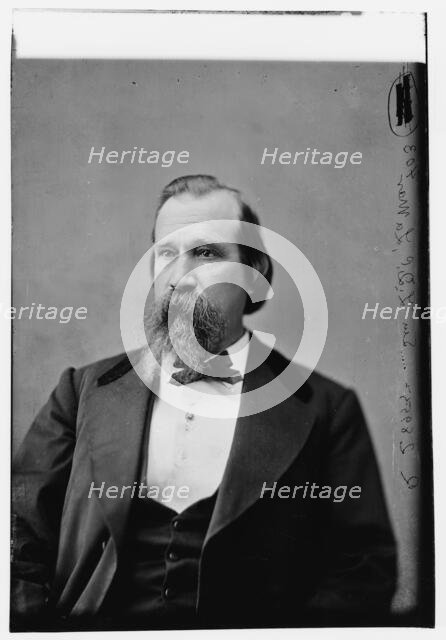 Hon. Lucius Quintus Cincinnatus Lamar of Mississippi, between 1870 and 1880.  Creator: Unknown.