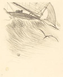 Les hirondelles de mer, 1895. Creator: Henri de Toulouse-Lautrec.