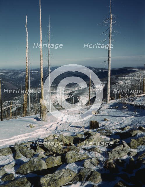 Sangre de Cristo Mountains, New Mexico, 1943. Creator: John Collier.