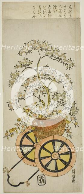 Flower Wagon, c. 1730. Creator: Hanekawa Chincho.