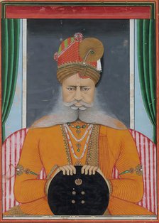 Maharaja Sardar Singh of Bikaner, ca. 1860-70. Creator: Chotu.