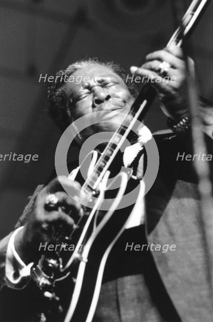 B.B.King, Maastricht Jazz Festival, the Netherlands, 1991. Creator: Brian Foskett.