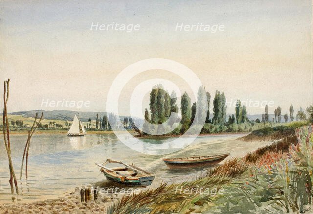 Landscape, 1883. Creator: Walter Paris.