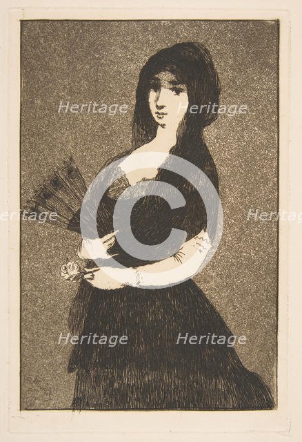 Exotic Flower, 1868. Creator: Edouard Manet.