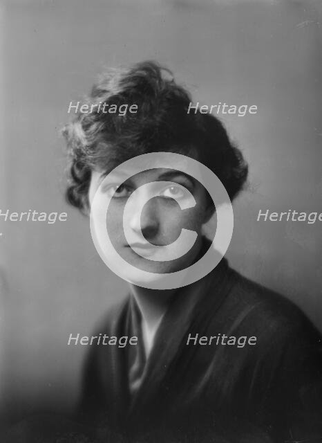 Miss Adams, portrait photograph, 1918 Jan. 26. Creator: Arnold Genthe.