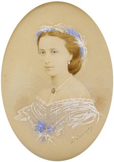 Marie Linder, born Mussin-Pushkin, 1850-1859. Creator: Laurent.