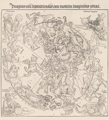 The Celestial Map- Northern Hemisphere, 1515., 1515. Creator: Albrecht Durer.