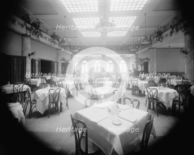 Edelweiss Cafe, Grill Room, Detroit, Mich., between 1905 and 1915. Creator: Unknown.