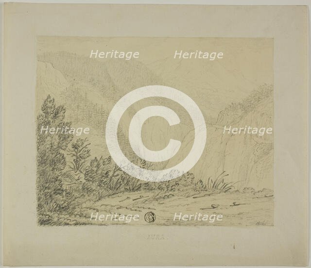 View of Jura Mountains, 1816. Creator: Unknown.