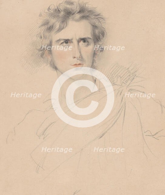 Edmund Kean in the Character of Macbeth, 1814. Creator: George Henry Harlow.