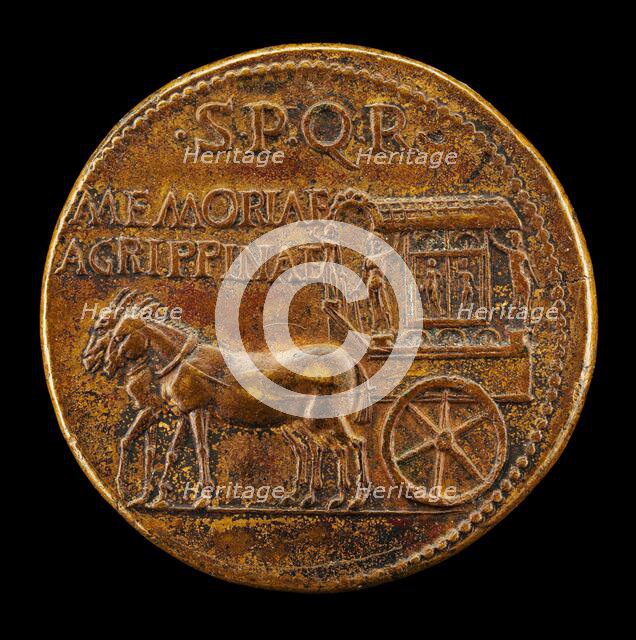 Funeral Car [reverse]. Creator: Giovanni da Cavino.