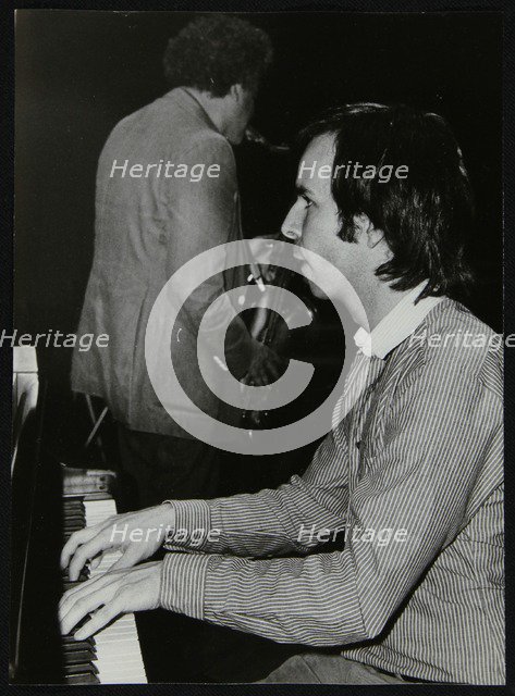 Bill Cunliffe and Steve Marcus, playing at the Royal Festival Hall, London, 1985. Artist: Denis Williams