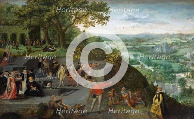 Emperor Rudolf II during a drinking cure.