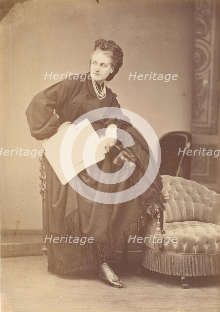 Sèriè à la Ristori, 1860s. Creator: Pierre-Louis Pierson.