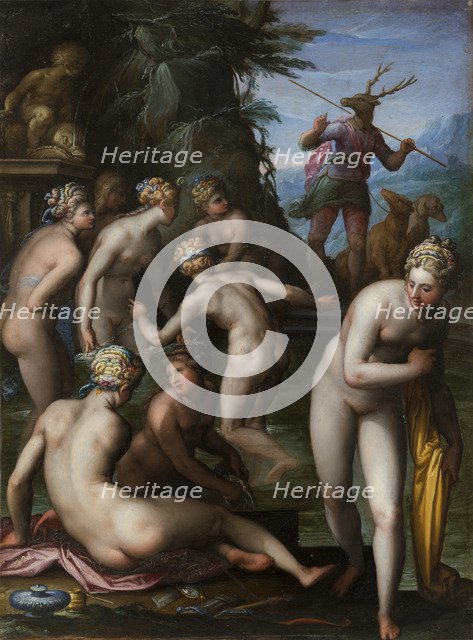 Diana and Actaeon, ca 1580-1585.