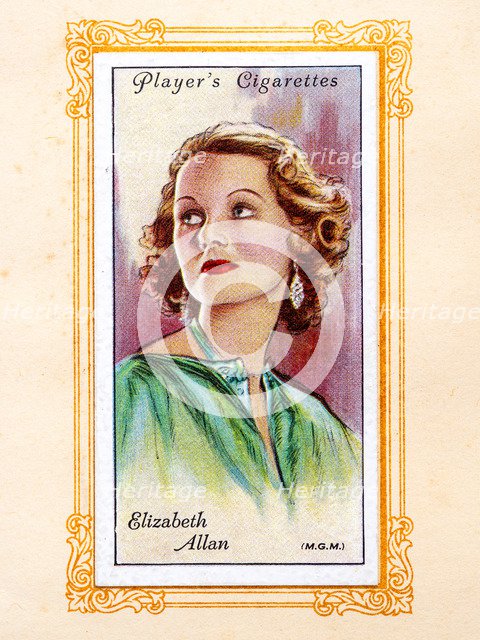 Elizabeth Allan, 1934. Artist: Unknown.