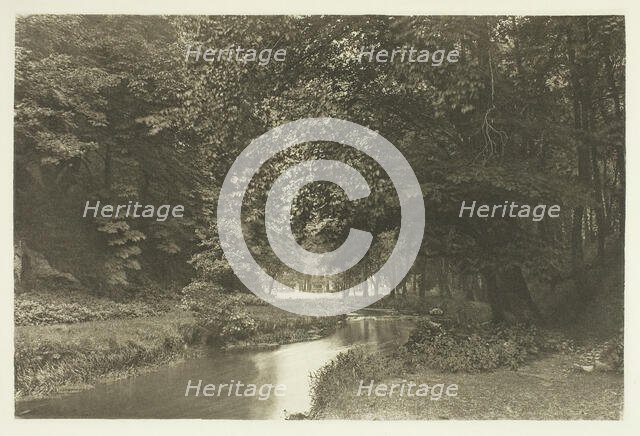 In Beresford Dale, 1880s. Creator: Peter Henry Emerson.