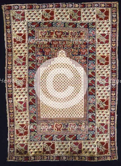 Prayer Carpet, Turkey, 1875/1900. Creator: Unknown.