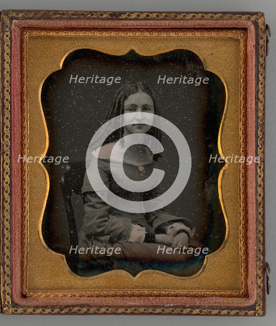 Untitled (Portrait of a Girl), 1856. Creator: Unknown.