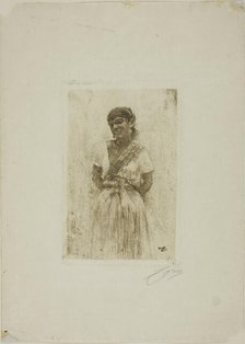 Pepita, 1883. Creator: Anders Leonard Zorn.