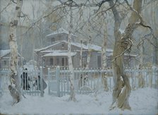 Winter landscape, 1915. Creator: Stepan Fedorovic Kolesnikov.