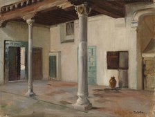 Courtyard in Toledo, 1881. Creator: Albert Edelfelt.