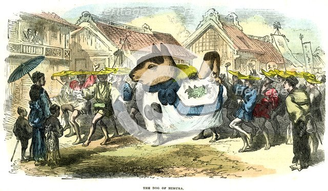 'The Dog of Himura', Japan, 1872. Artist: Unknown