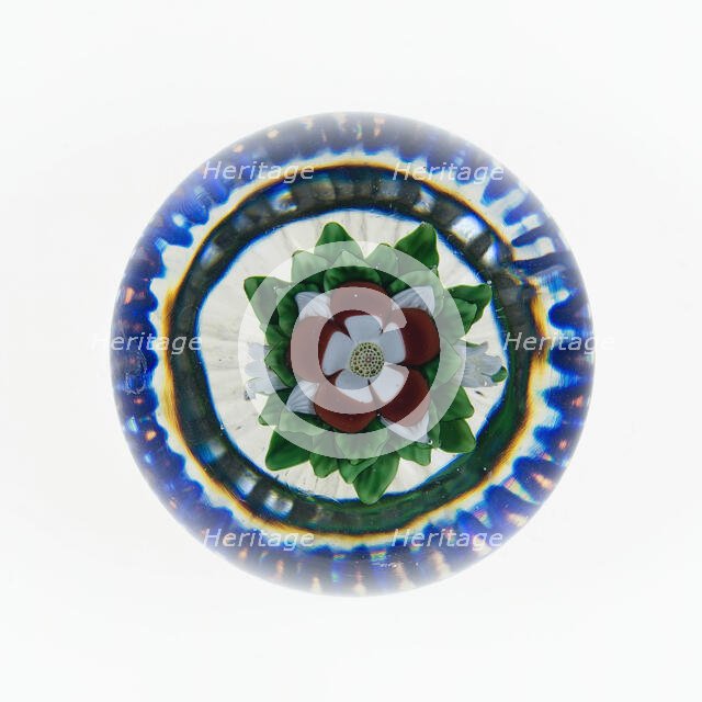 Paperweight, Lunéville, c. 1848-55. Creator: Baccarat Glasshouse.