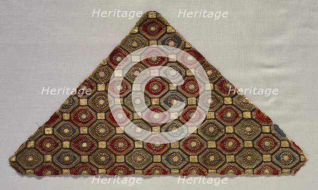 Triangular Textile, 19th century. Creator: Unknown.