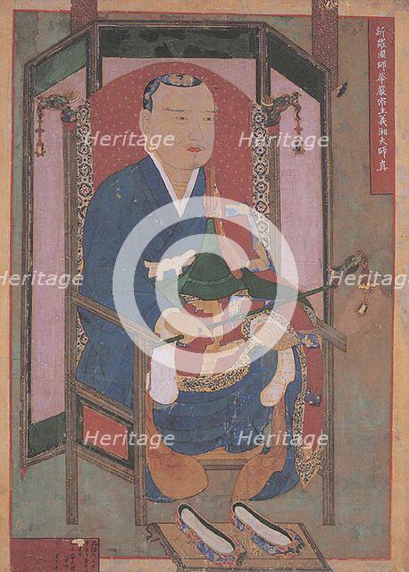 Portrait of Uisang (625-702), 1767. Creator: Anonymous.