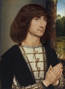 Portrait of a young Man praying, ca 1485. Artist: Memling, Hans (1433/40-1494)
