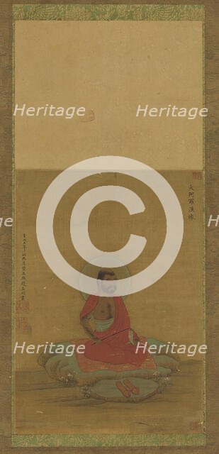 Seated Luohan, 16th-17th century. Creator: Unknown.