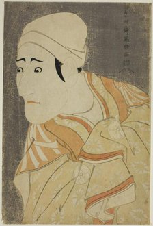 The actor Morita Kan'ya VIII as the Palanquin-bearer Uguisu no Jirosaku, 1794. Creator: Tôshûsai Sharaku.