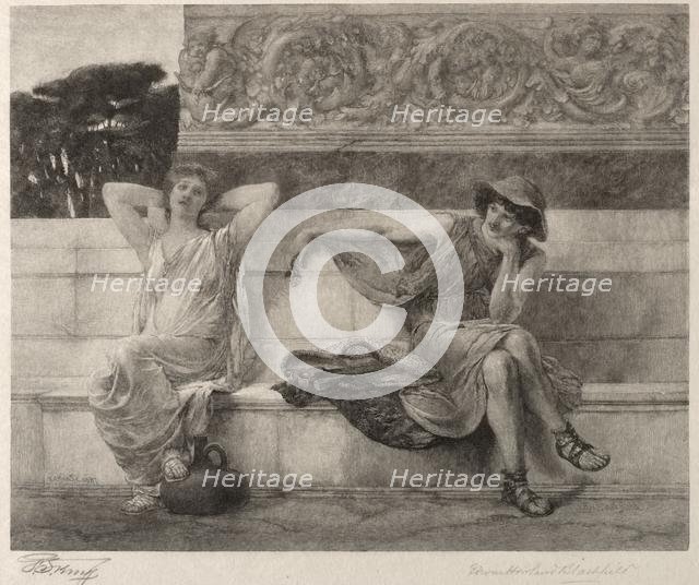 A Difference, 1887. Creator: Francis Scott King (American, 1850-1913).