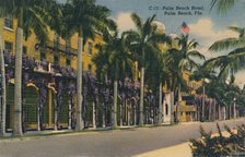 'Palm Beach Hotel, Palm Beach, Fla.', c1940s. Artist: Unknown.