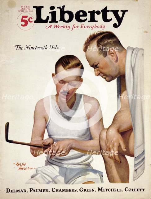 Cover of Liberty magazine, April 28, 1928. Artist: Unknown