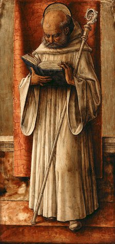 Saint Benedict, c. 1490. Artist: Crivelli, Carlo (c. 1435-c. 1495)