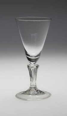 Wine Glass, England, c. 1720. Creator: Unknown.
