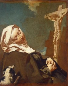 Saint Margaret of Cortona, 1737. Creator: Giovanni Battista Piazzetta.