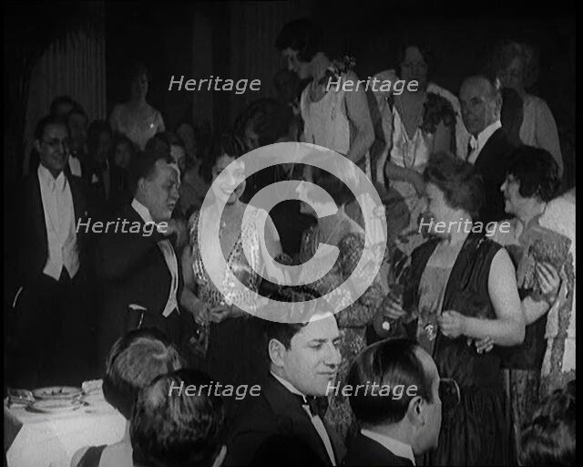 Actress Tallulah Bankhead and Singer Sophie Tucker Together in a Nightclub, 1924. Creator: British Pathe Ltd.