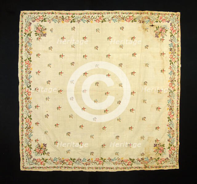 Kerchief, Russian, 1740-70. Creator: Unknown.