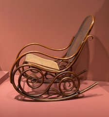 Rocking Chair, Austria, c. 1881. Creator: Jacob and Josef Kohn.