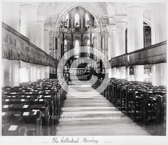 The Cathedral, Bombay, Late 1860s. Creator: Samuel Bourne.
