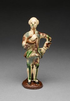 Horn Player, Staffordshire, 1750/70. Creator: Staffordshire Potteries.